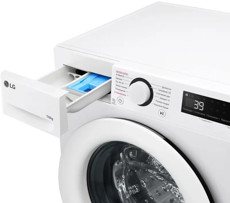 Пральна машина вузька LG F4Y5RS3W - фото - №12