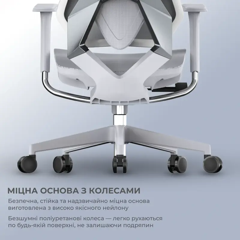 Крісло геймерське Sihoo Xallking X5C Mesh Grey - фото - №13