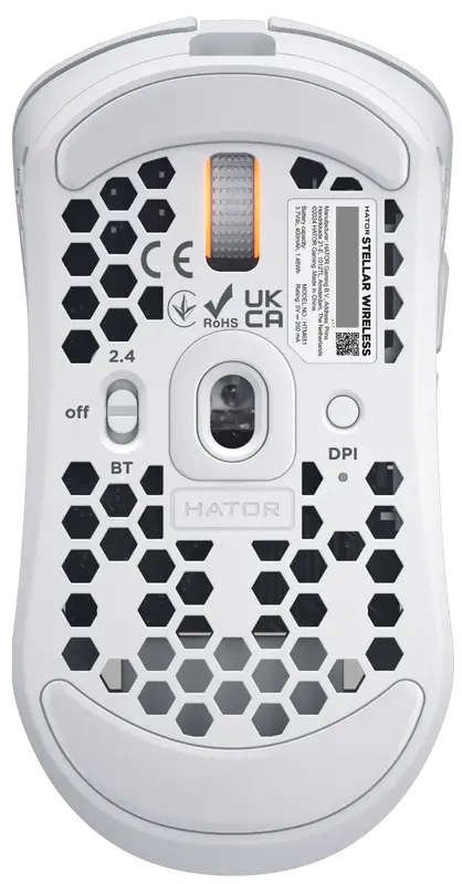 Ігрова миша HATOR Stellar Wireless (HTM651) white - фото - №5