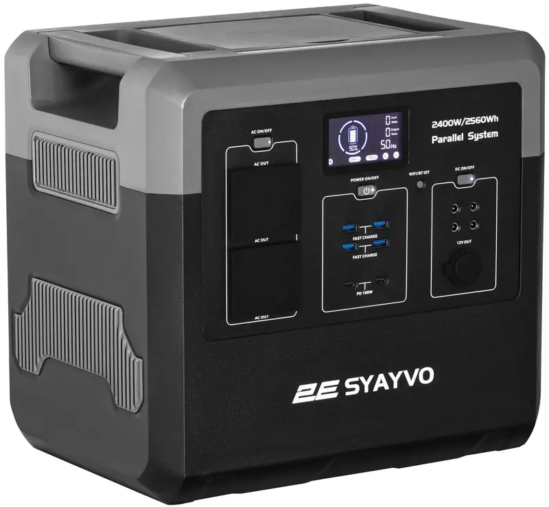 Портативна електростанція 2Е Syayvo 2400 Вт, 2560 Вт/год - фото - №4