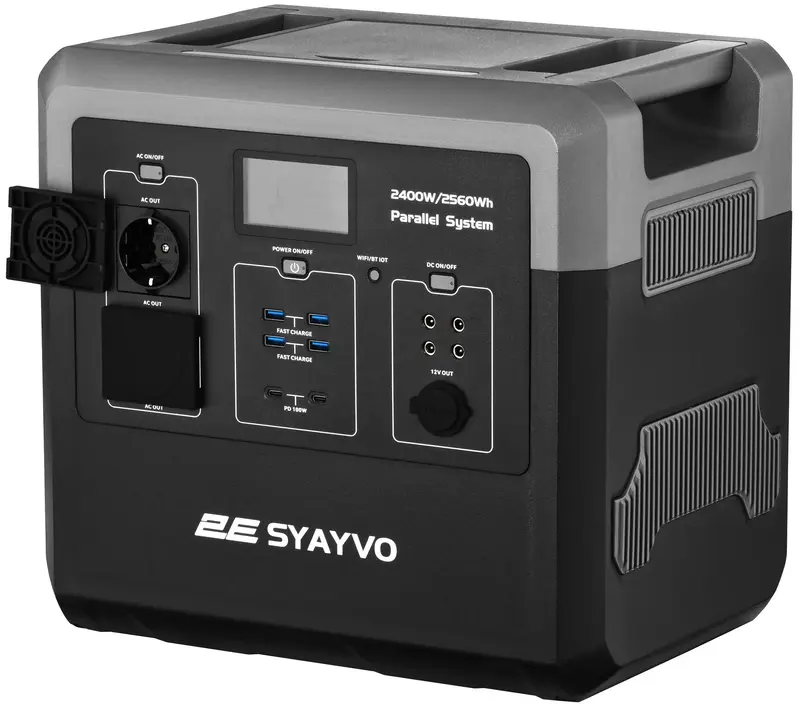 Портативна електростанція 2Е Syayvo 2400 Вт, 2560 Вт/год - фото - №2