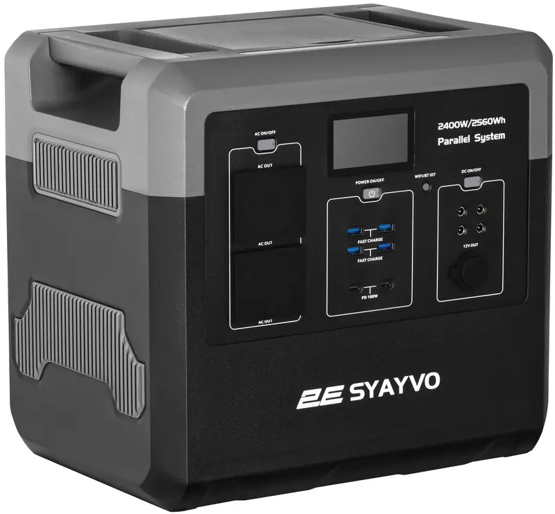 Портативна електростанція 2Е Syayvo 2400 Вт, 2560 Вт/год - фото - №5