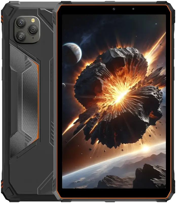 Blackview Active 5 LTE 8.68" 8/128GB Rugged Tab MIL-STD-810H NFC Black-Orange (BVACTIVE5_OR) - фото - №0
