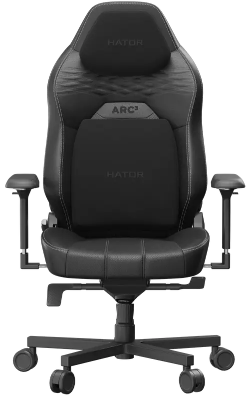 Ігрове крісло HATOR Arc 3 S PU (HTC3400S) Black - фото - №0