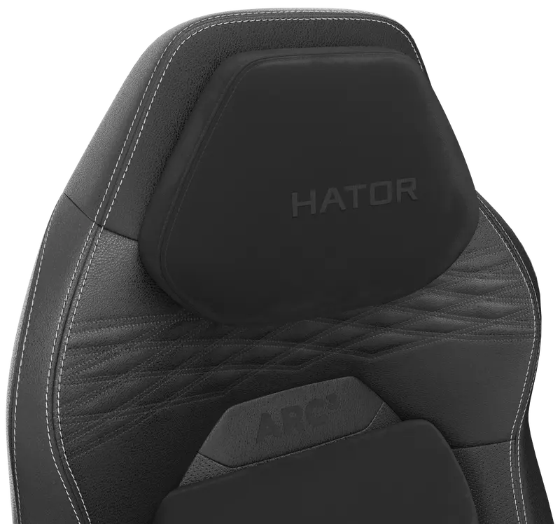 Ігрове крісло HATOR Arc 3 S PU (HTC3400S) Black - фото - №3