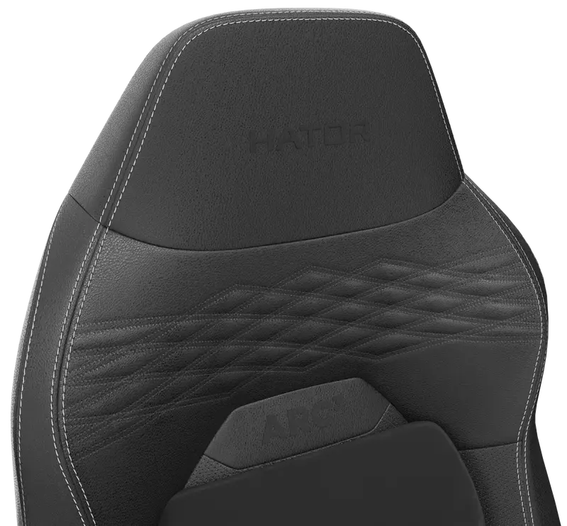 Ігрове крісло HATOR Arc 3 S PU (HTC3400S) Black - фото - №4