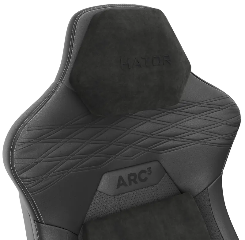 Ігрове крісло HATOR Arc 3 XL PU (HTC3400XL) Black - фото - №3