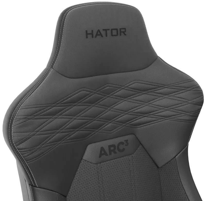 Ігрове крісло HATOR Arc 3 XL PU (HTC3400XL) Black - фото - №4