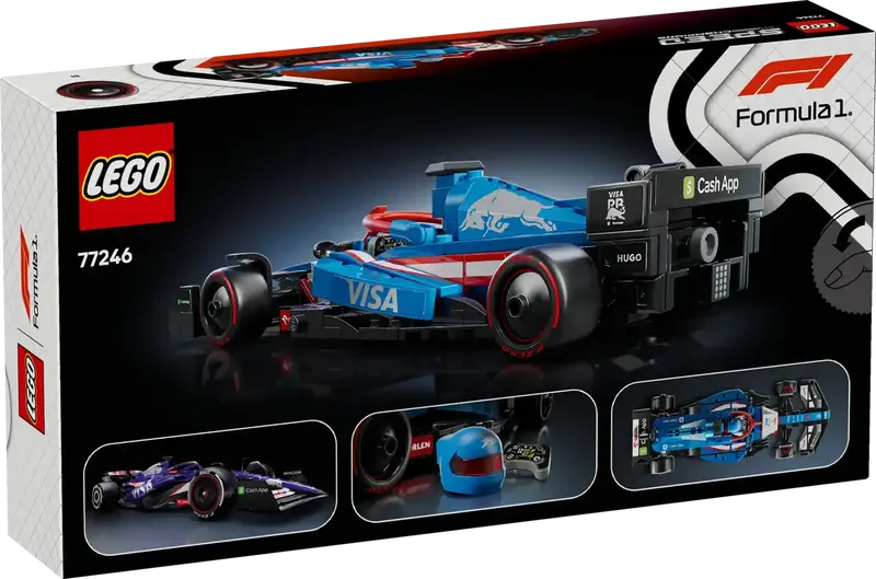 Конструктор LEGO Speed Champions Автомобіль для перегонів F1® Visa Cash RB VCARB 01, 77246 - фото - №6