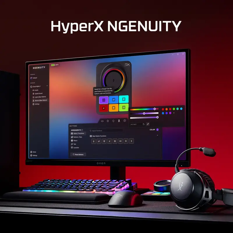 Гарнітура ігрова HyperX Cloud Alpha 2 Wireless Black (AJ5C7AA) - фото - №6