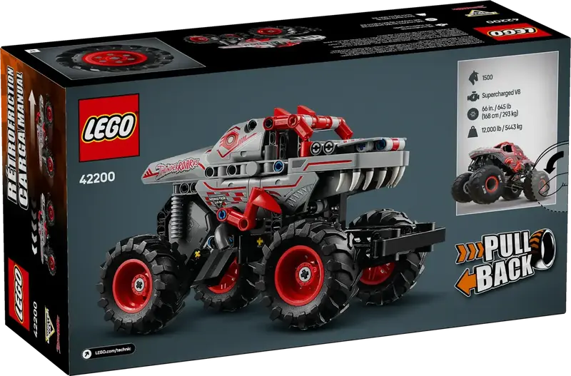 Конструктор LEGO Technic Monster Jam ThunderROARus з інерційним двигуном, 42200 - фото - №5