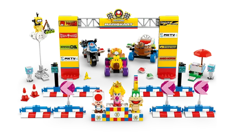 Конструктор LEGO Super Mario Mario Kart – Baby Peach & Grand Prix
