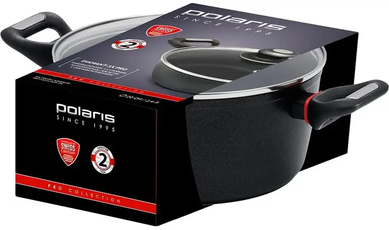 Каструля POLARIS PRO collection-20C ков.ал.,2,4 (17168) - фото - №5