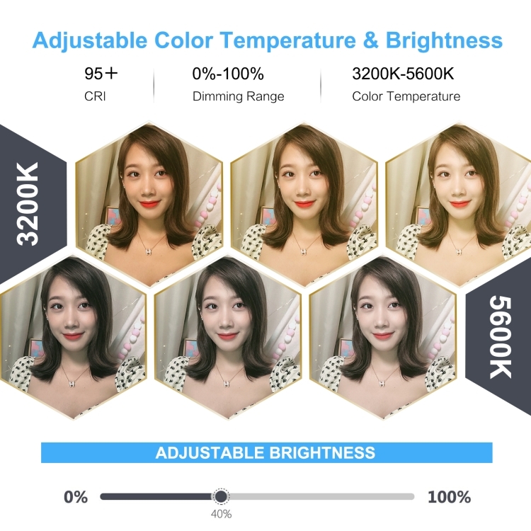 Кільцева LED лампа Puluz PU521EU 18" - фото - №4