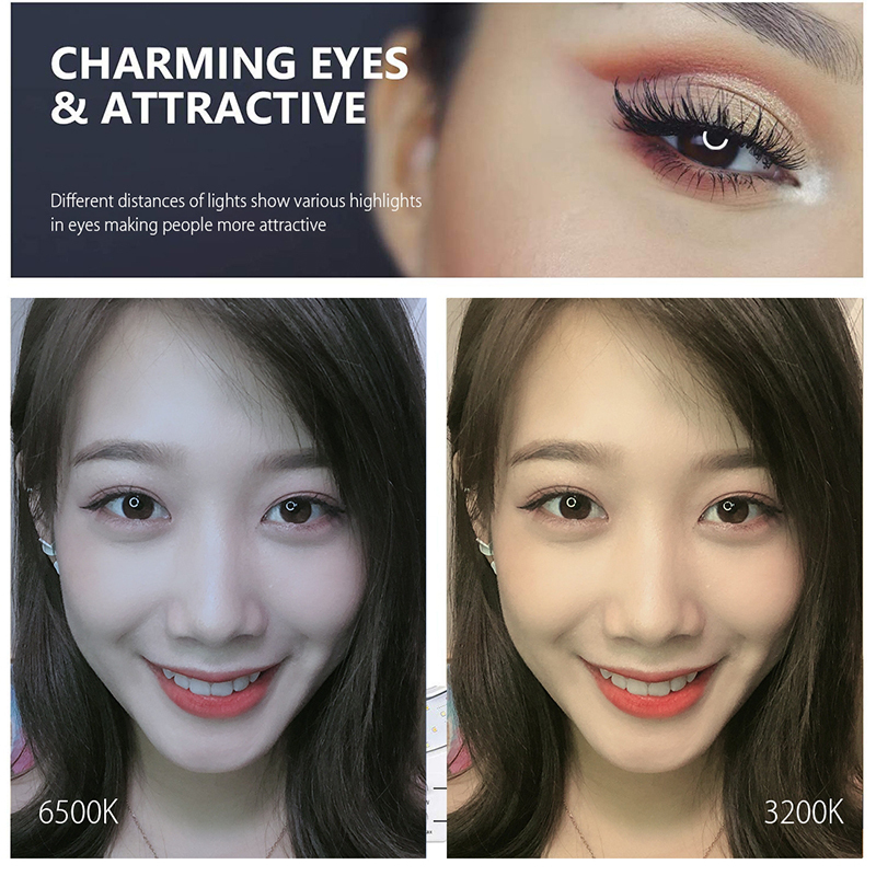 Кільцева LED лампа Puluz MCP0056 18" + штатив - фото - №7