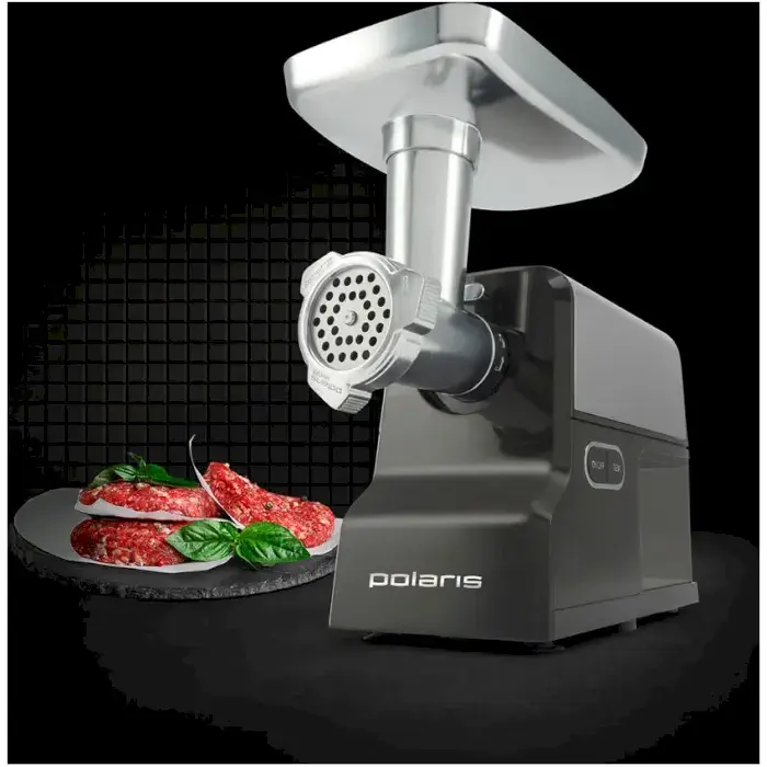 М'ясорубка POLARIS PMG 2586 Нержавіюча сталь/сірий - фото - №7