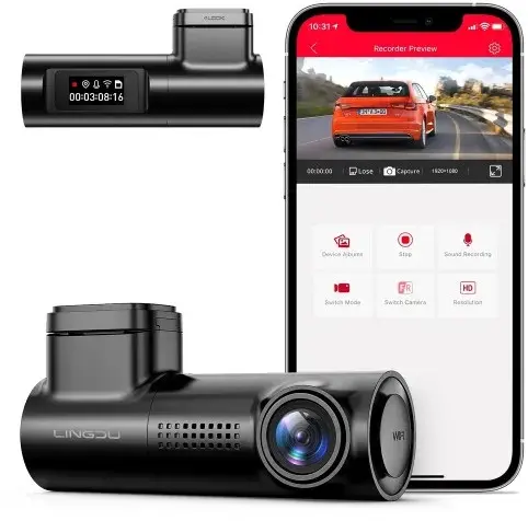 Відеореєстратор LINGDU Dash Cam D100 - фото - №7