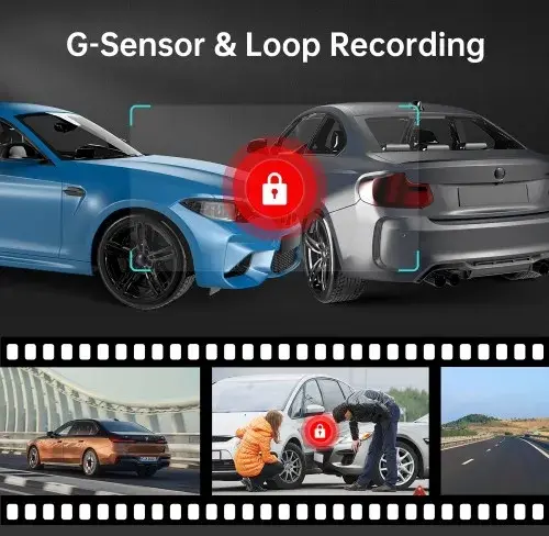 Відеореєстратор LINGDU Dash Cam D100 - фото - №1