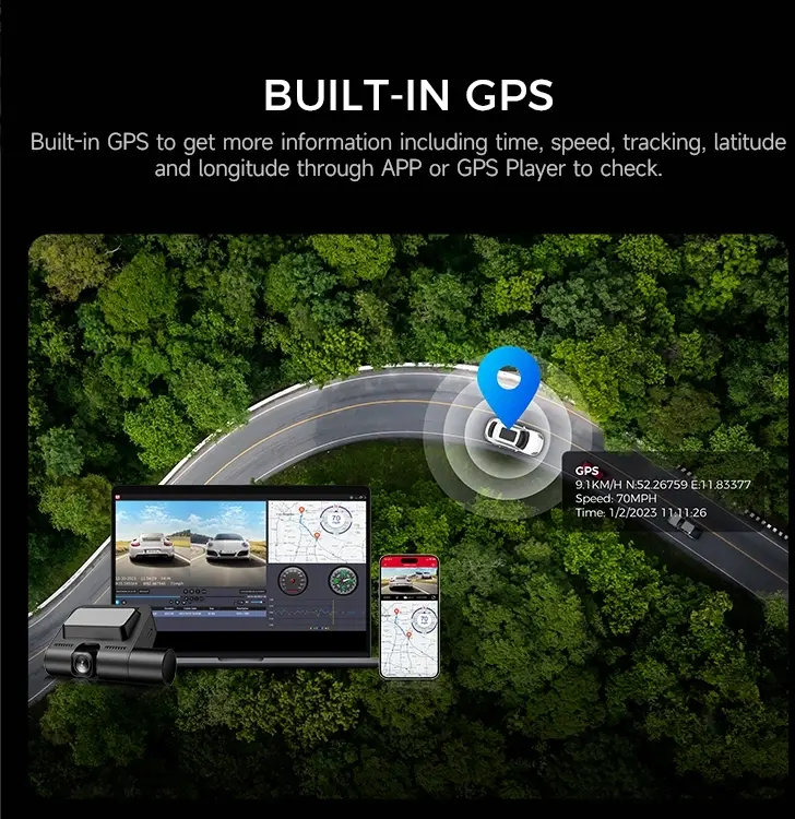 Відеореєстратор LINGDU Dash Cam V630 - фото - №2