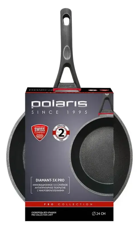 Сковорода POLARIS PRO collection-26FP ков. ал., 26 см (16230) - фото - №2
