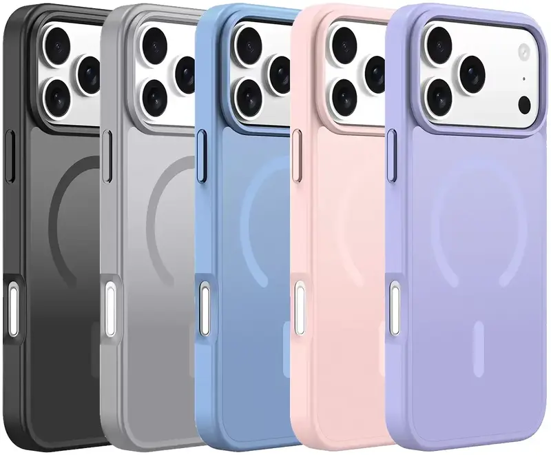 Чехол Alabay для iPhone 17 Pro ACM17P Cloud Matte Series (Black) - фото - №4