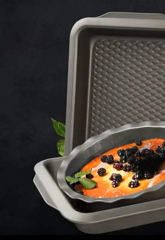 Форма для випічки POLARIS Harmony-3222R прямокутна 32х22 см з вуглецевої сталі (015435) - фото - №4