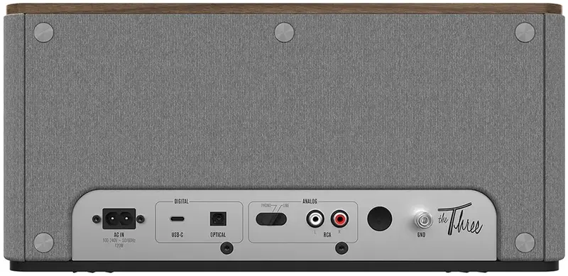 Портативна акустика Klipsch The Three Plus Walnut - фото - №2