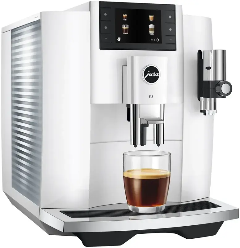 Кавомашина Jura E8 Piano White (EС) - фото - №2