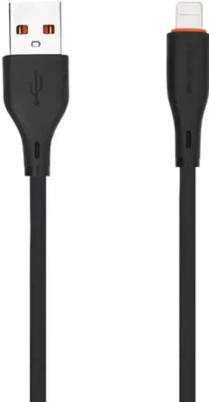 Kабель USB - Lightning Keephone Pitta (KPPITTAALBK) 1.2 M 10W чорний - фото - №0