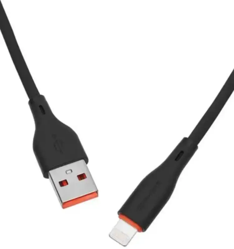 Kабель USB - Lightning Keephone Pitta (KPPITTAALBK) 1.2 M 10W чорний - фото - №2