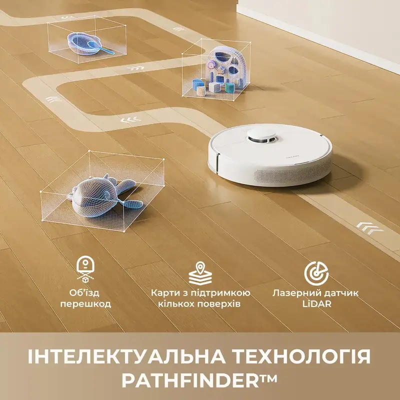 Робот-пилосос миючий Dreame Bot F10 White (RLF11SA) - фото - №6