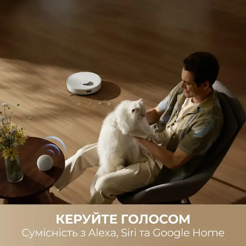 Робот-пилосос миючий Dreame Bot F10 White (RLF11SA) - фото - №7