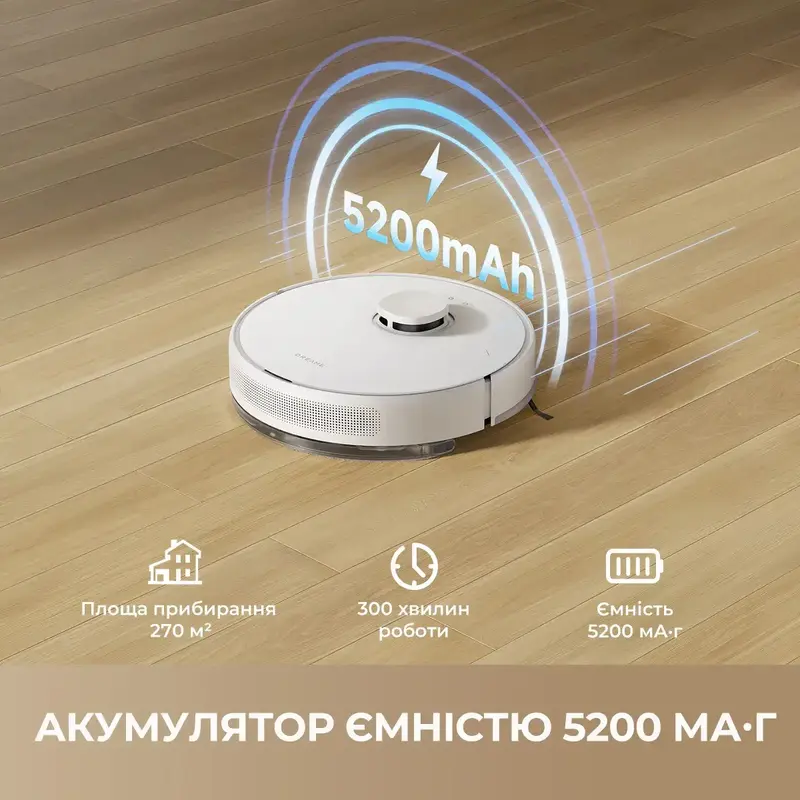 Робот-пилосос миючий Dreame Bot F10 White (RLF11SA) - фото - №3