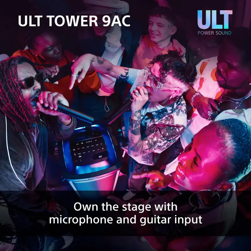 Акустика Sony ULT TOWER 9AC 2.0, BT 5.3, LED Black - фото - №13