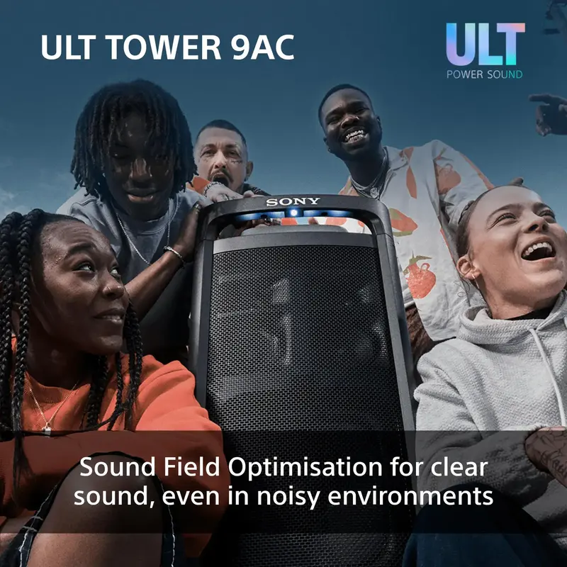 Акустика Sony ULT TOWER 9AC 2.0, BT 5.3, LED Black - фото - №11