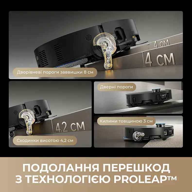 Робот-пилосос миючий Dreame MatriX 10 Ultra Black - фото - №10