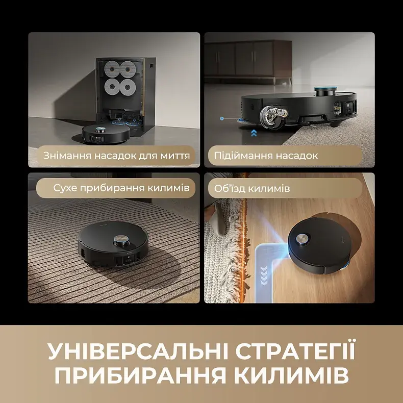 Робот-пилосос миючий Dreame MatriX 10 Ultra Black - фото - №6