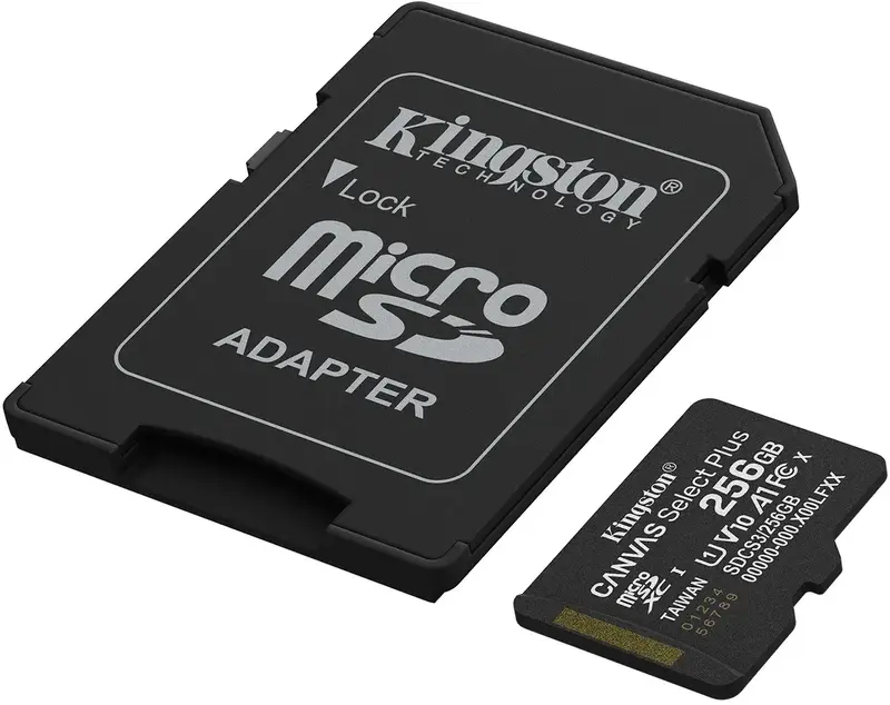 Карта памяти MicroSD Kingston Select 256Gb - фото - №1
