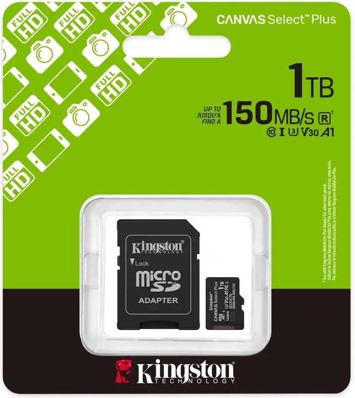 Карта пам'ятi MicroSD Kingston Select Plus 1TB Gen3 - фото - №6