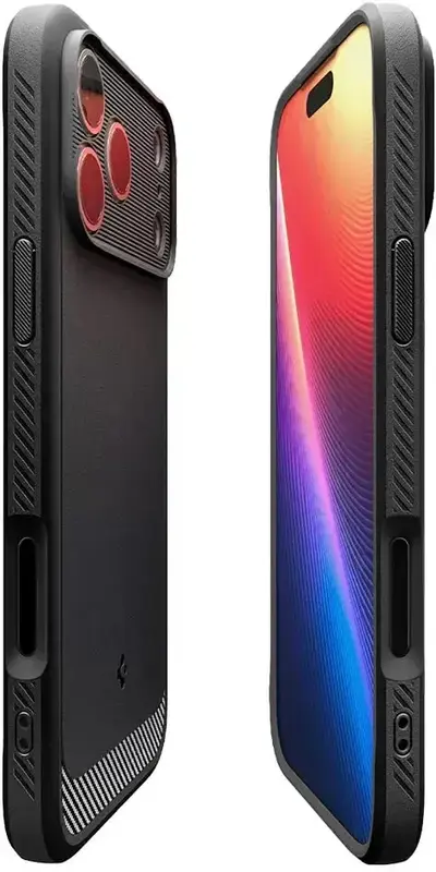 Чохол Spigen Rugged Armor MagSafe Matte Black для iPhone 17 Pro (ACS10329) - фото - №3