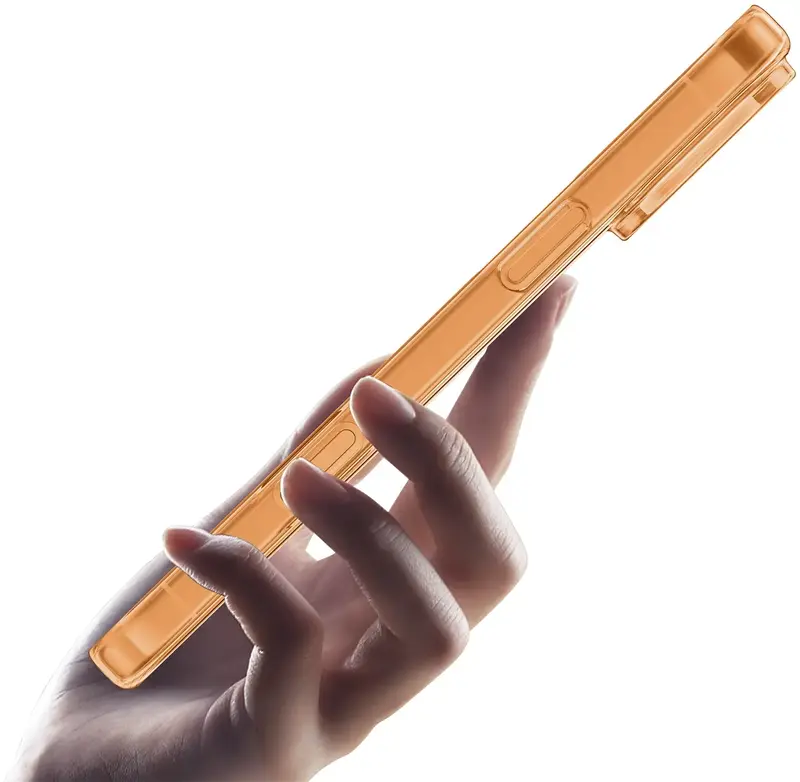 Чохол Keephone X-CRYSTAL MAGSNAPE MagSafe Case for 17 Pro Max ORANGE Titanium (KPX-CY17POR) - фото - №4