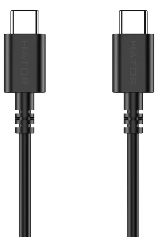 Кабель універсальний 1.3м type-c to type-c (ACC415) Black - фото - №4
