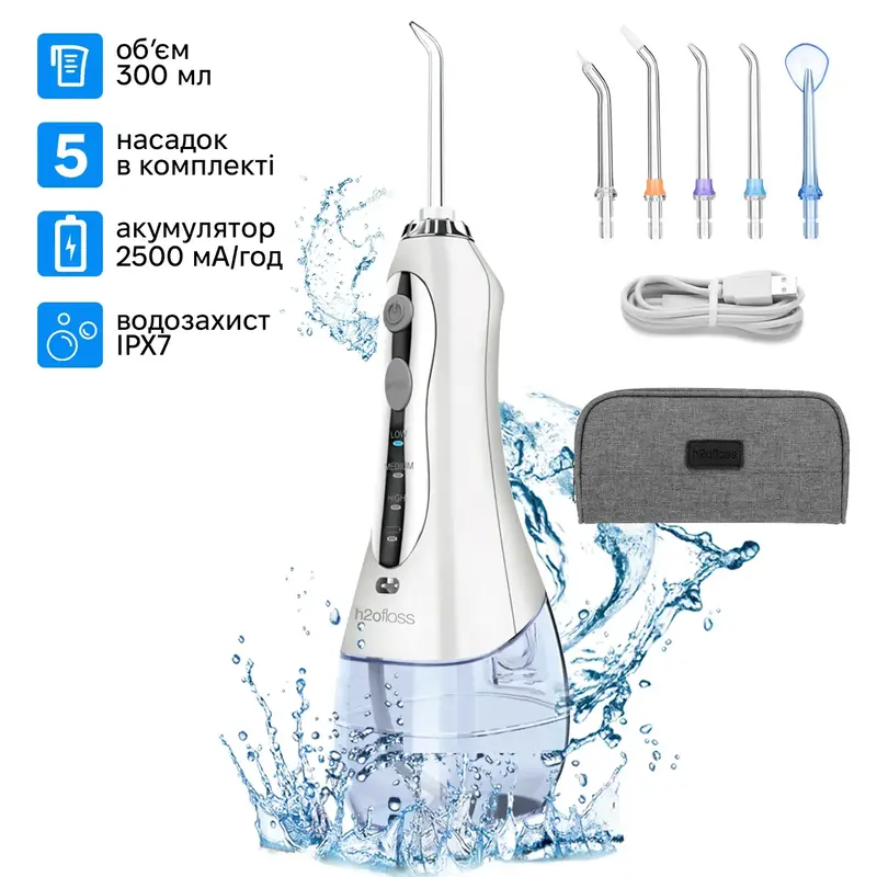 Іригатор H2OFloss HF-5 White - фото - №0