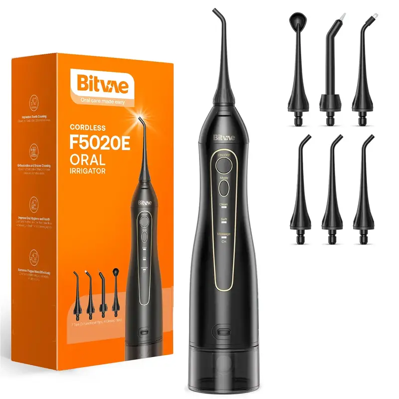 Ирригатор Bitvae BV5020E Water Flosser black - фото - №0