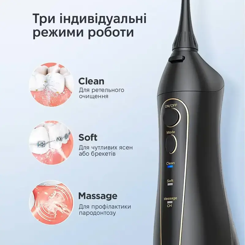 Ирригатор Bitvae BV5020E Water Flosser black - фото - №2