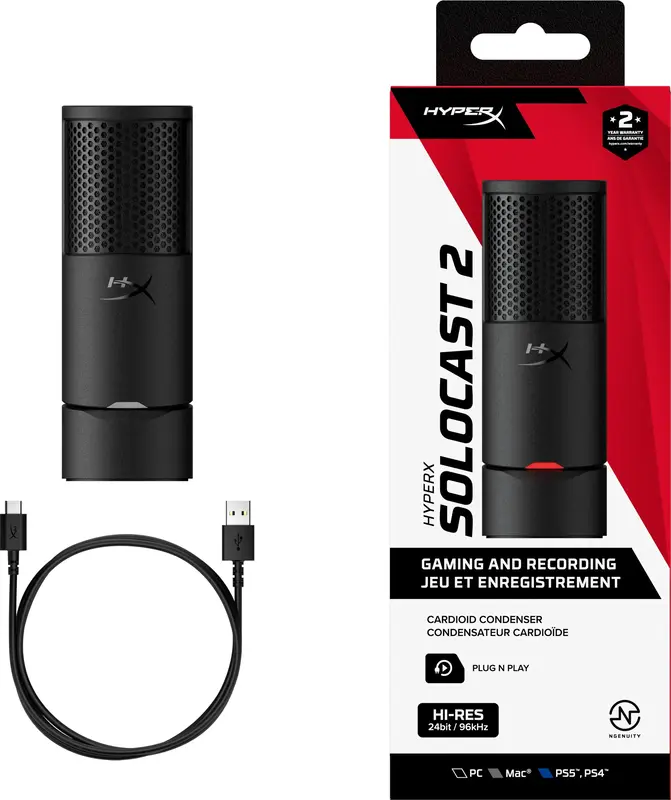 Мікрофон HyperX SoloCast 2 Black - фото - №8