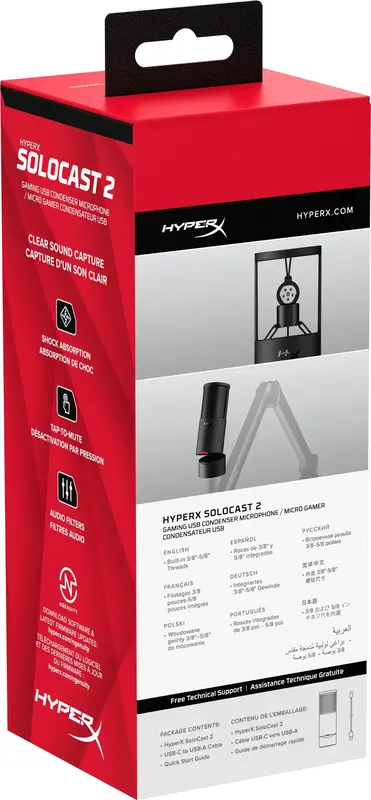 Мікрофон HyperX SoloCast 2 Black - фото - №10