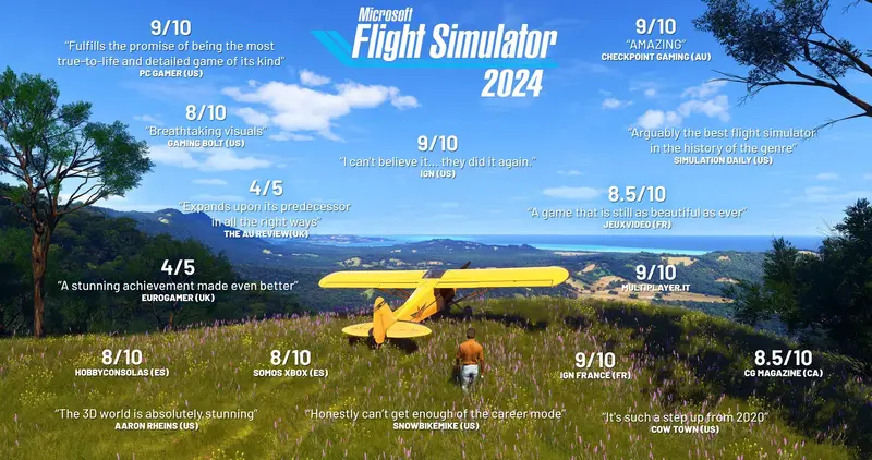 Гра консольна PS5 Microsoft Flight Simulator 2024, BD диск - фото - №1