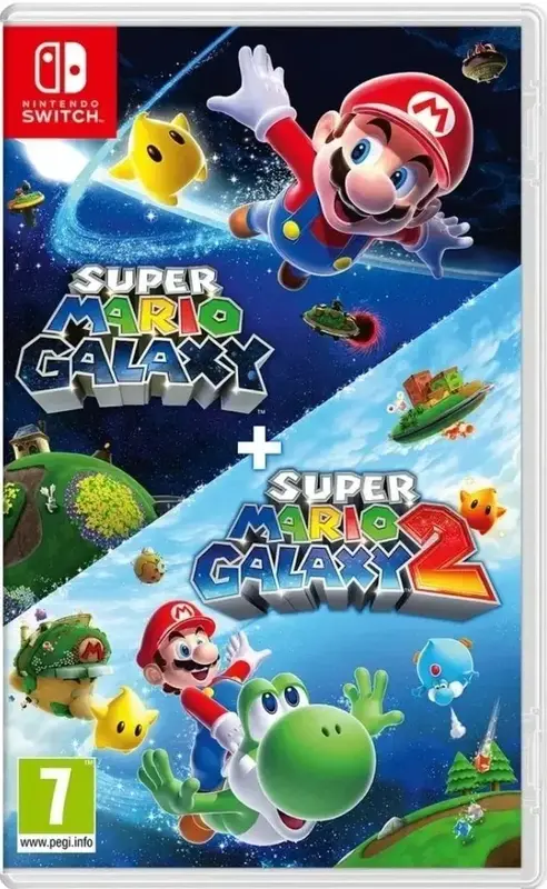 Гра консольна Switch 2 SUPER MARIO GALAXY 1 + 2, картридж - фото - №0