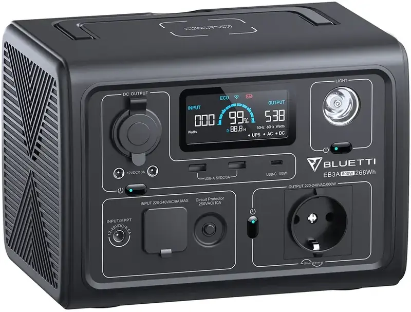その他 BLUETTI  EB3A600w268wh Bluetti EB3A ᐈ Купить портативную зарядную станцию Bluetti EB3A